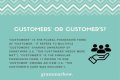 Are customers singular?